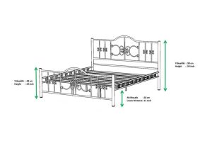 Pero Metal Karyola 100x200 ARM110a