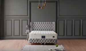Arena 180x200 Çift Kişilik Yatak, Baza, Başlık Seti MBL1004
