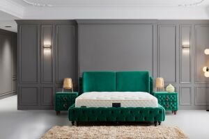 Lux Pro 90x200 Tek Kişilik Yatak, Baza, Başlık Seti CP1009