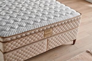 Rodos 160x200 Çift Kişilik Yatak, Baza, Başlık Seti MYB1325A