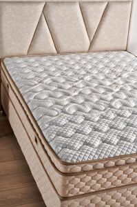 Rodos 160x200 Çift Kişilik Yatak, Baza, Başlık Seti MYB1325A