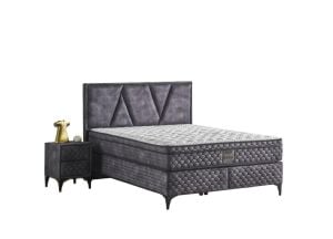 Rodos 150x200 Çift Kişilik Yatak, Baza, Başlık Seti MYB1325B