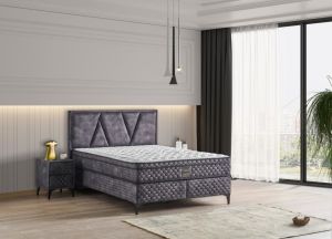 Rodos 150x200 Çift Kişilik Yatak, Baza, Başlık Seti MYB1325B