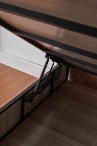 Hilton 90x200 Tek Kişilik Yatak, Baza, Başlık Seti MBL1005