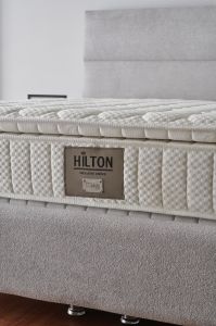 Hilton 140x200 Çift Kişilik Yatak, Baza, Başlık Seti MBL1005