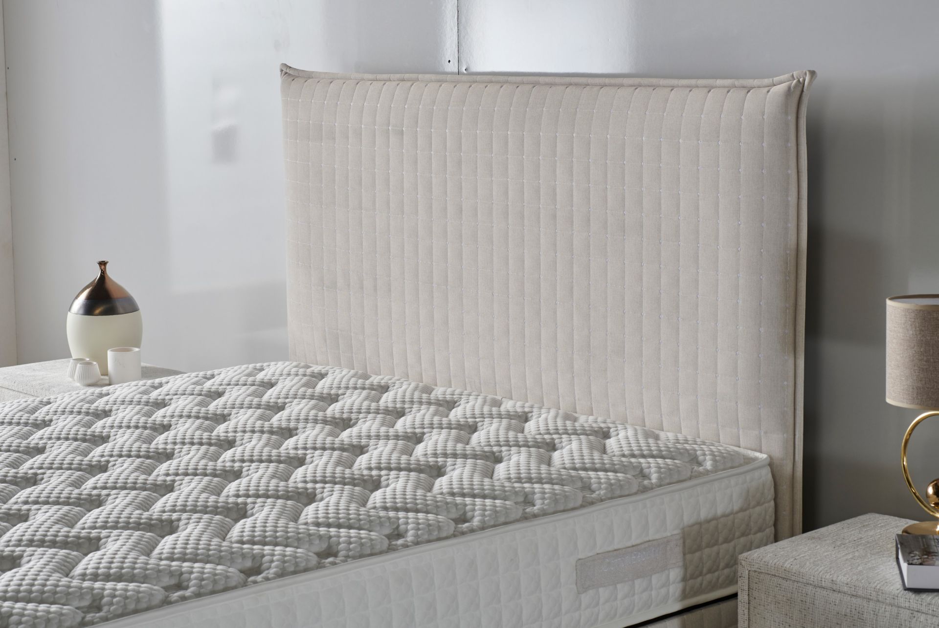 Comfort Krem 160 cm Çift Kişilik Baza Başlığı CB3215