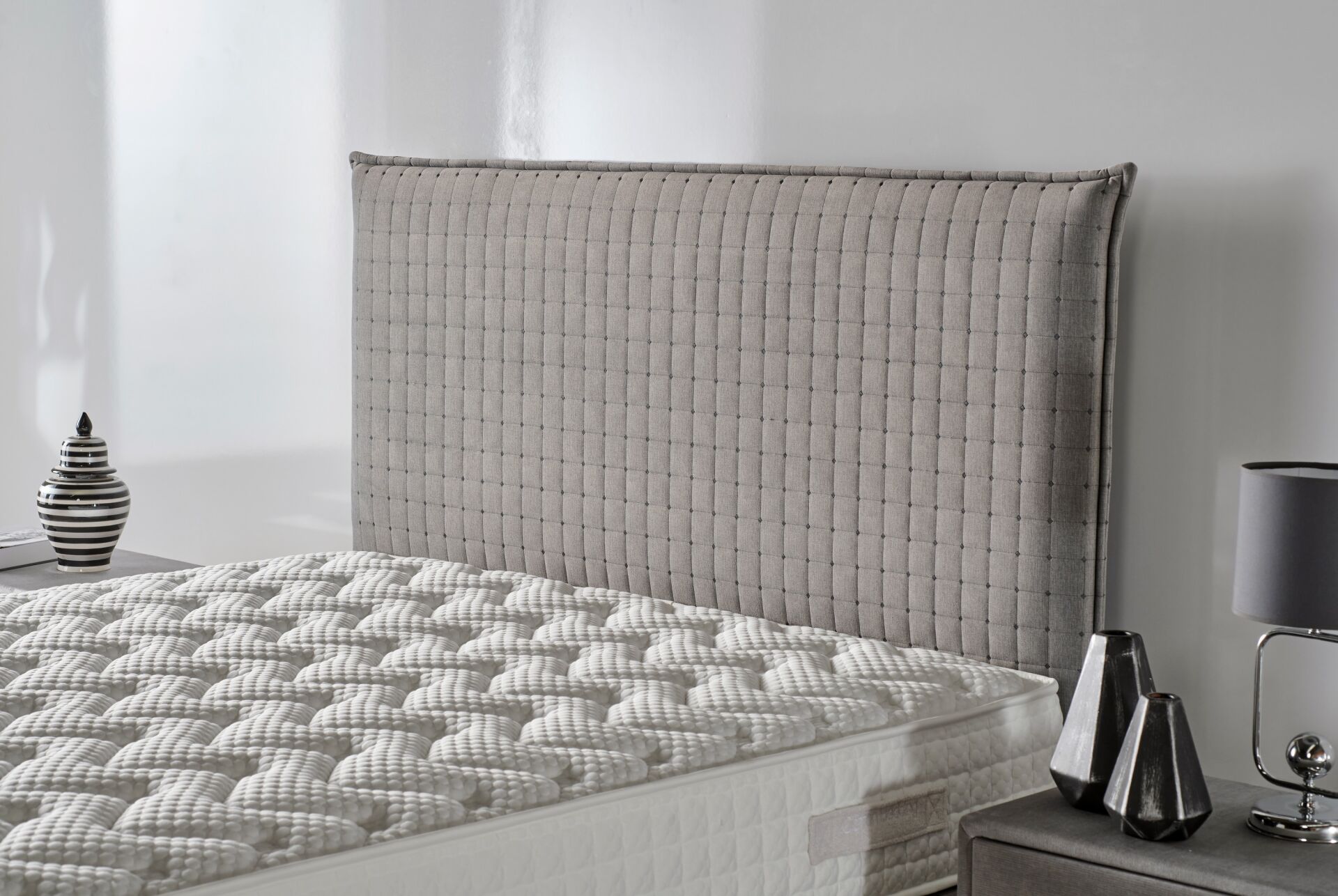 Comfort Gri 90 cm Tek Kişilik Baza Başlığı CB3215