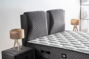 Grey Sleep 100 cm Tek Kişilik Baza Başlığı CP1328