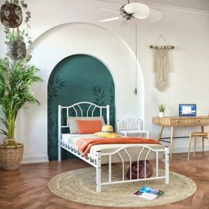 Bella Metal Karyola 90x190 ARM138 Beyaz