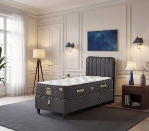 Oslo 120x200 Tek Kişilik Yatak, Baza, Başlık Seti EY3022