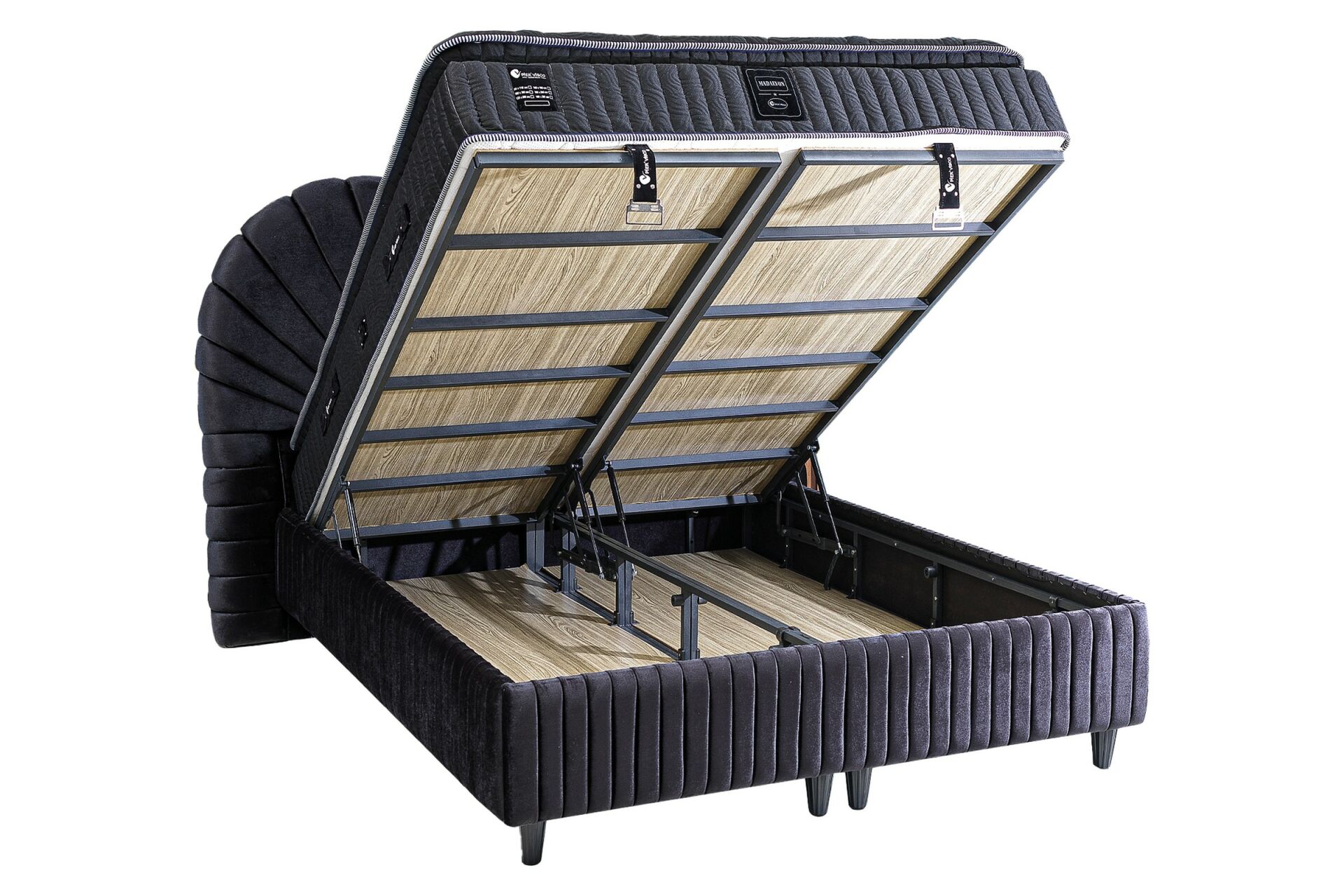 Madalyon 90x190 Tek Kişilik Baza, Başlık Seti PV1313
