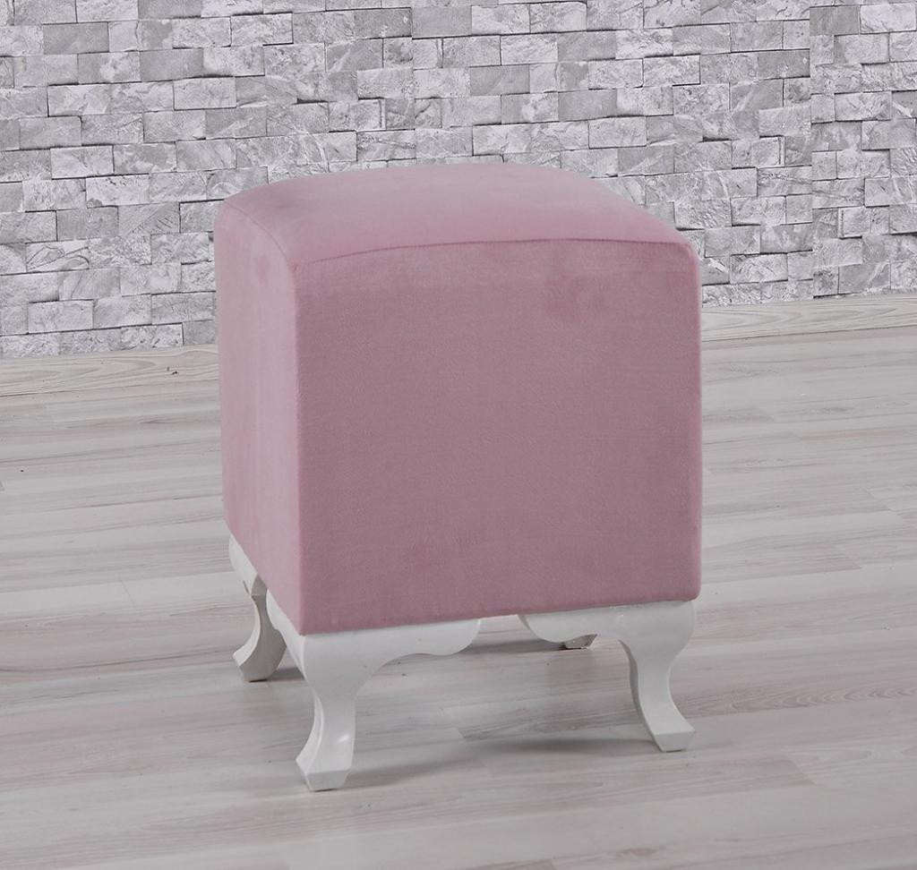 MD Square Pink Pouf U737
