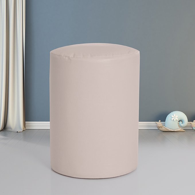 MD Round Cream Pouf U740