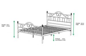 Truva Metal Karyola 140x200 ARM091