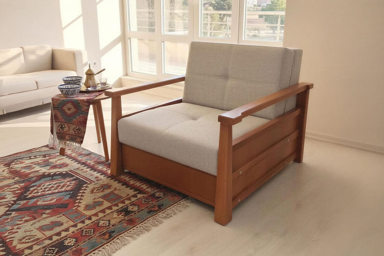 MD İskandinav Süryat Tekli Koltuk MDN150