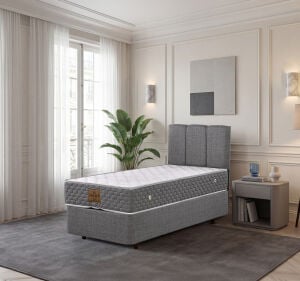 Soho 90x190 Tek Kişilik Yatak, Baza, Başlık Seti EY3024