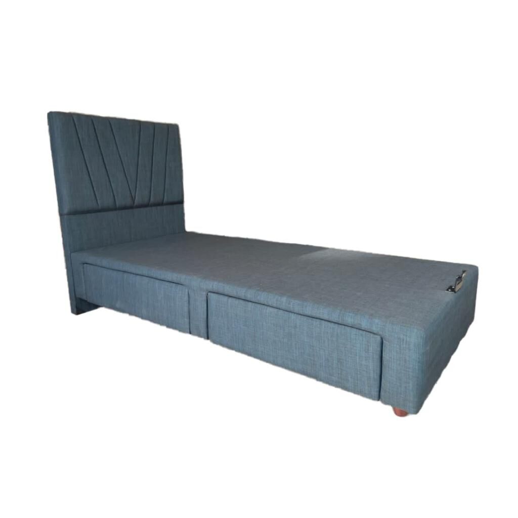 Alaçatı Çekmeceli 80x180 Tek Kişilik Baza, Başlık Seti PV302