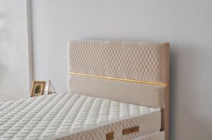 Kusto 180x200 Çift Kişilik Yatak, Baza, Başlık Seti MBL1012