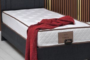 Costa 90x190 Tek Kişilik Yatak, Baza, Başlık Seti PV1401