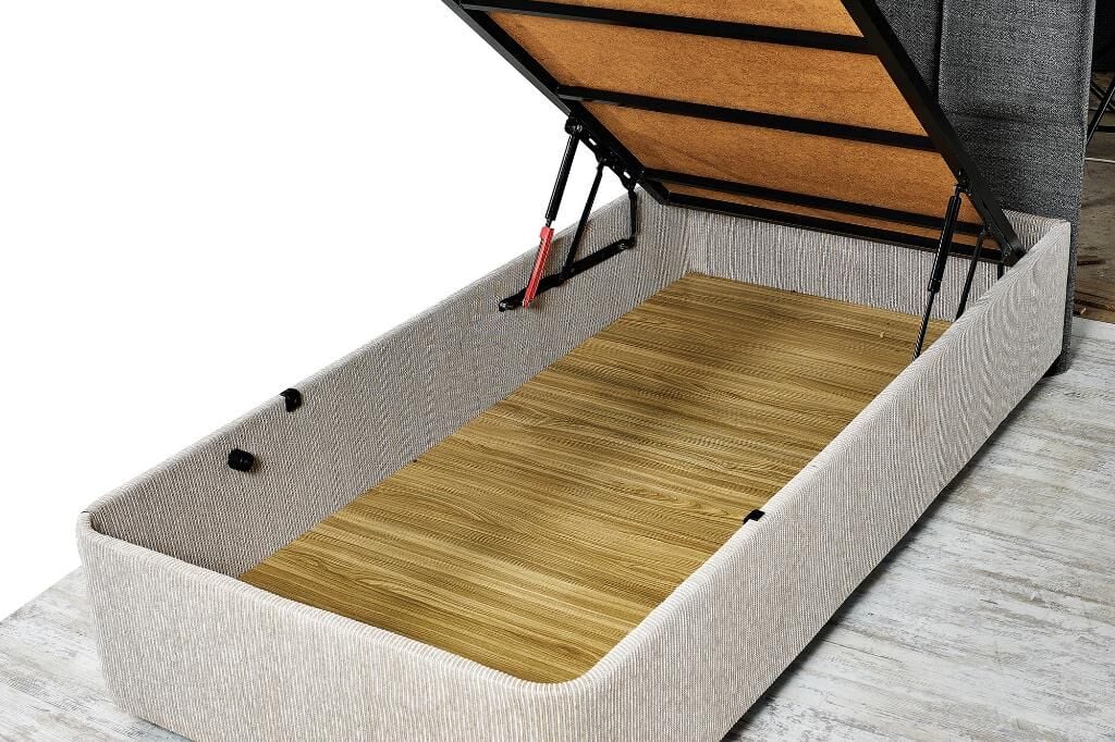 Plus 100X200 Single Divan Base, Headboard Set EY2424