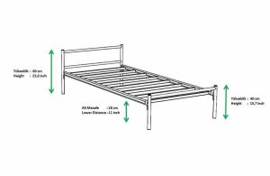 Linda Telli Karyola 90x190 ARM127