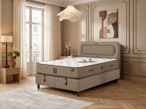 Nesta 140x200 Çift Kişilik Yatak, Baza, Başlık Seti EY3017