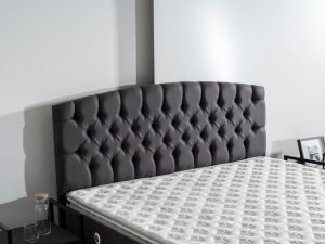 Pamira 180x200 Çift Kişilik Yatak, Baza, Başlık Seti MBL1014