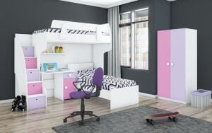 Benim Dünyam 3 Çocuk Odası Takımı WD17115