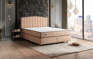 Flora 90x200 Tek Kişilik Yatak, Baza, Başlık Seti MBL1015