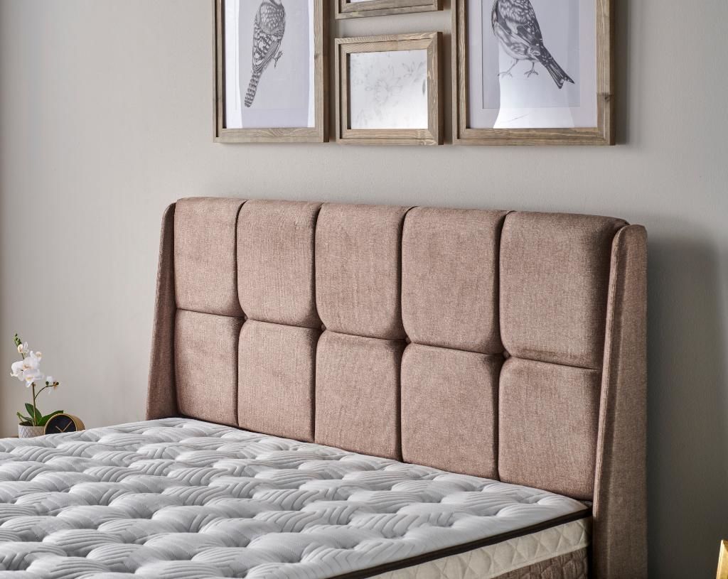 MD Relax Soft 180 cm Double Divan Base Headboard CB1210