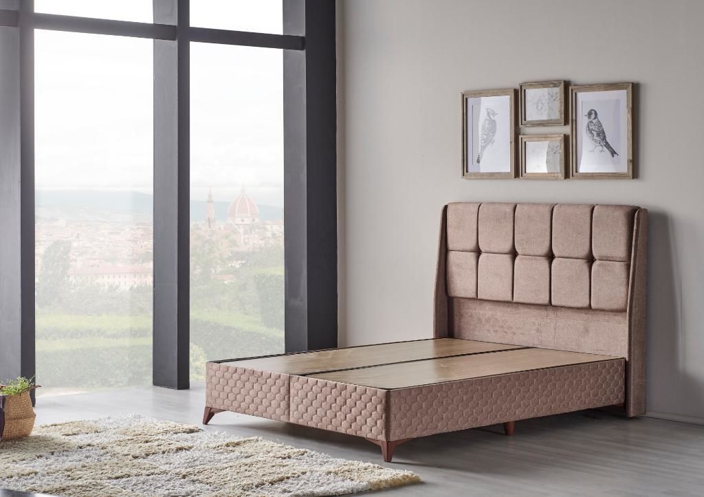 MD Relax Soft 180 cm Double Divan Base Headboard CB1210