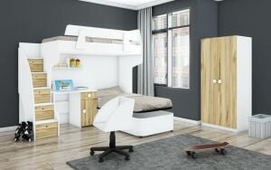 Benim Dünyam 5 Bazalı Çocuk Odası Takımı WD17215