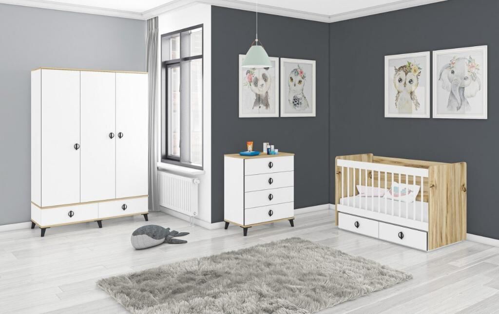 Beyzade 3 Kapılı Bebek Odası Takımı WD21222
