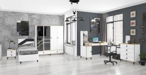 Beyzade 4 Kapılı Genç Odası Takımı WD12133