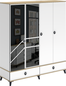 Beyzade 4 Kapılı Genç Odası Takımı WD12133