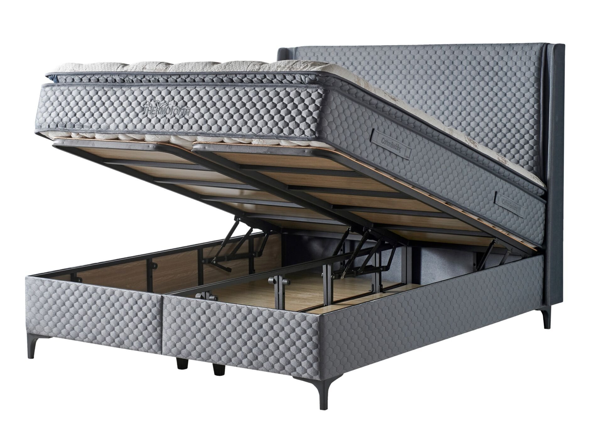 Thermoform 150 x 200 Çift Kişilik Yatak, Baza, Başlık Seti CB3312