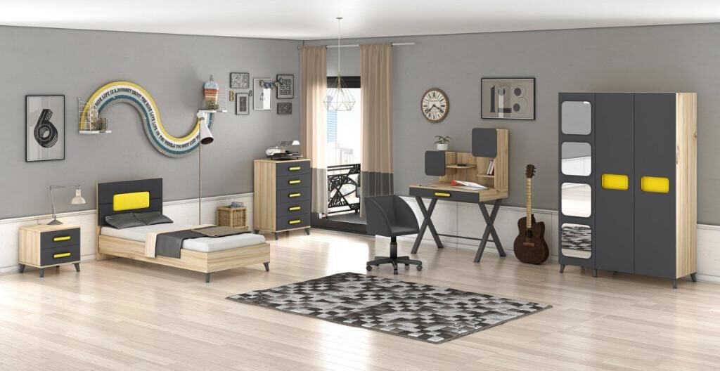 Capella 3 Kapılı Genç Odası Takımı WD7131
