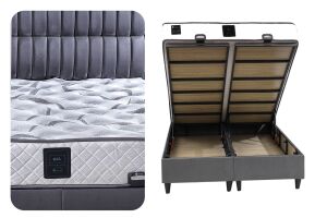 Dia 120x200 Tek Kişilik Yatak, Baza, Başlık Seti PV1403