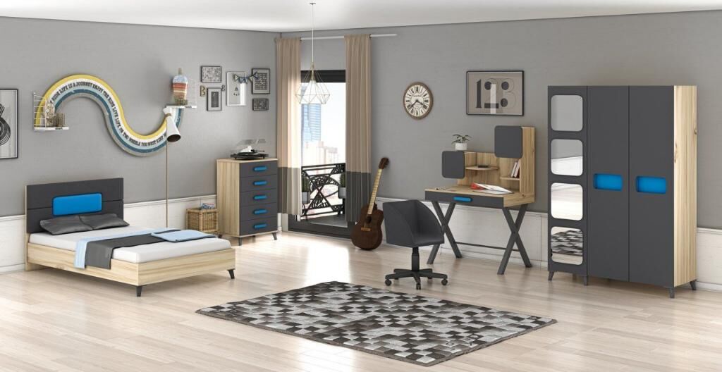 Capella 3 Kapılı Genç Odası Takımı WD7133