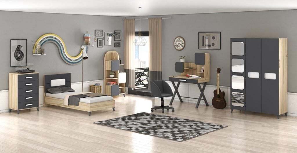 Capella 3 Kapılı Genç Odası Takımı WD7135
