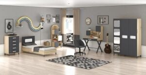 Capella 3 Kapılı Genç Odası Takımı WD7135