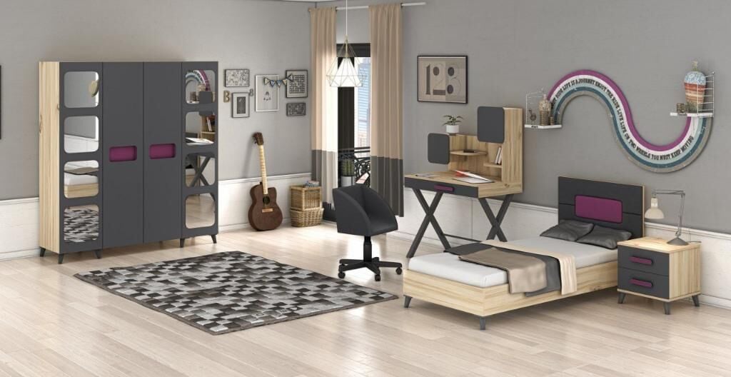 Capella 4 Kapılı Genç Odası Takımı WD7134