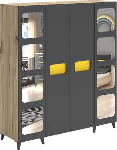 Capella 4 Kapılı Genç Odası Takımı WD7134