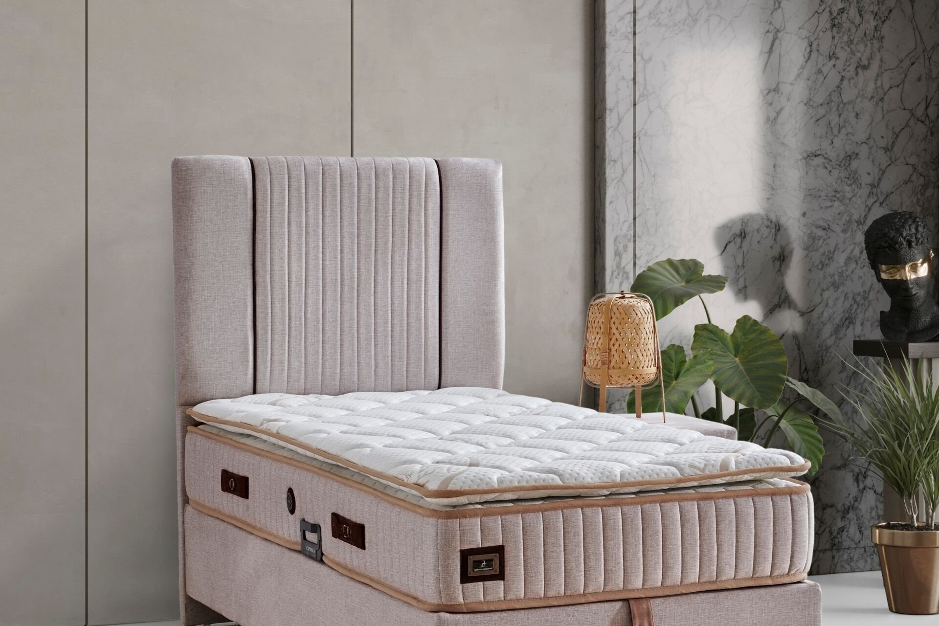 Lucca 100 cm Tek Kişilik Baza Başlığı CP1339