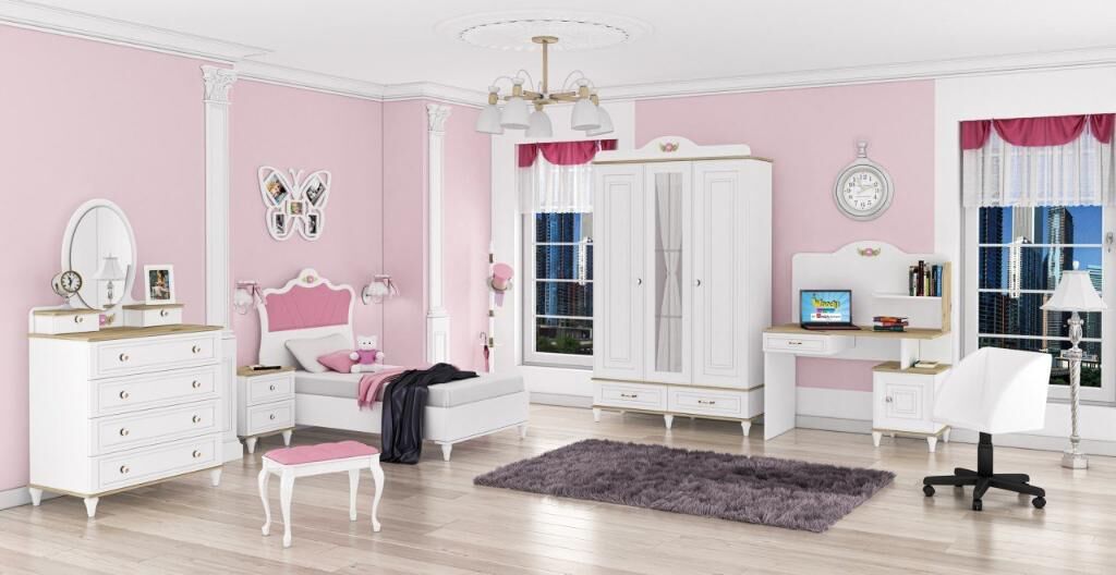 Diana 3 Kapılı Genç Odası Takımı 2 WD22132