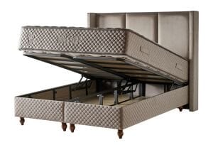 Woll Soft 160 x 200 Çift Kişilik Yatak, Baza, Başlık Seti CB3307