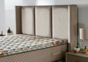 Woll Soft 160 x 200 Çift Kişilik Yatak, Baza, Başlık Seti CB3307