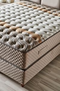 Woll Soft 150 x 200 Çift Kişilik Yatak, Baza, Başlık Seti CB3307