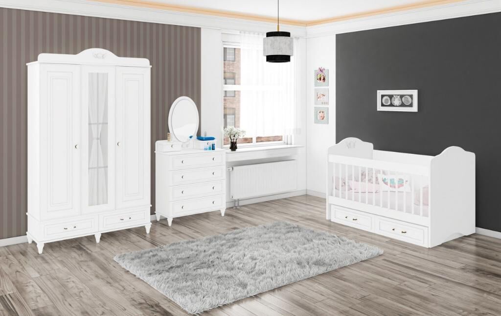 Diana Sallanır Beşikli Bebek Odası Takımı WD22123