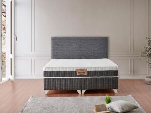 Optima 200x200 Çift Kişilik Yatak, Baza, Başlık Seti MBL1016